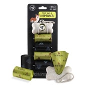 Wholesale - 100pc PET WASTE BAGS W/DISPENSER C/P 24, UPC: 192598989253